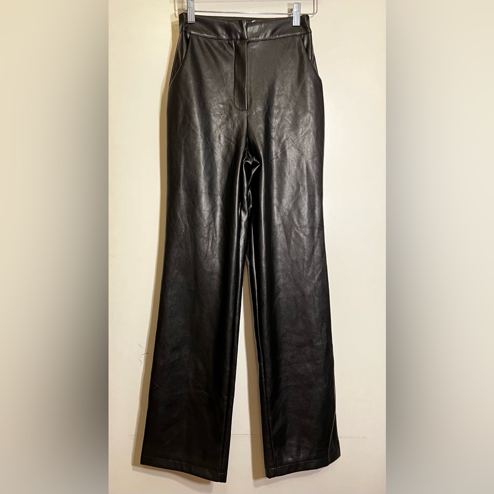 ASOS Faux Leather Straight Pants